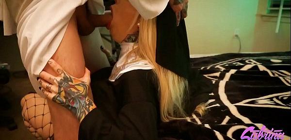  Sabrina Sabrok xxx nun halloween fuck